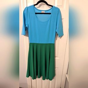 Solid 2 color Nicole dress